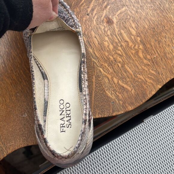 Franco Sati snakeskin leather flats. Great condition - Picture 4 of 4